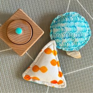 Lovevery pincer toy and beanbags